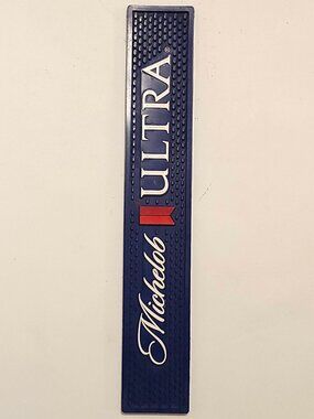 Michelob Ultra Bar Mat Drip Tray Cocktail Mat BLUE